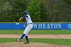 Baseball vs CGA  Wheaton College Baseball vs Coast Guard Academy during game one of the NEWMAC semi-finals playoffs. - (Photo by Keith Nordstrom) : Wheaton, baseball, NEWMAC